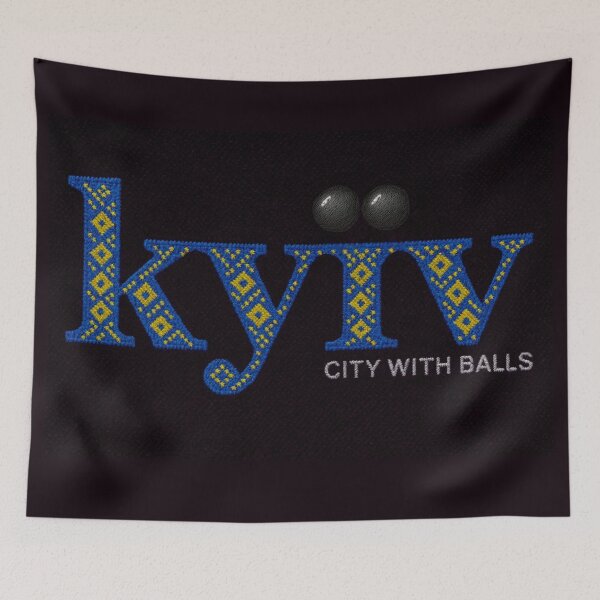 Item preview, Pixel Kyiv Embroidery Balls Valor designed and sold by Voodoo Store Paranormal Collections.