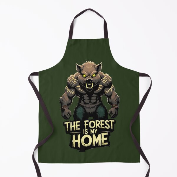 Item preview, Fierce Boar Warrior Survival Design -The Forest Is My Home designed and sold by SnoyTextil.