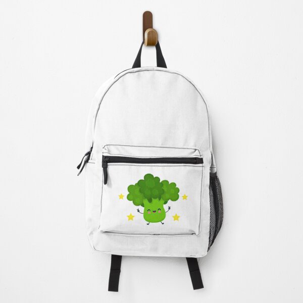 Item preview, Cute Smiling Broccoli Cartoon with Stars designed and sold by ArtfulWeave.