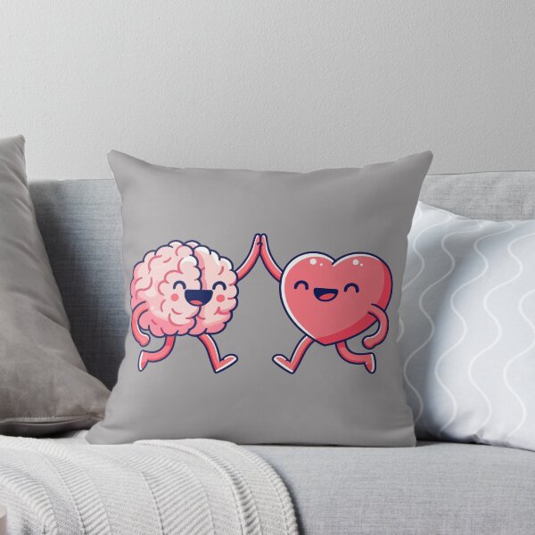 Item preview, Brain and Heart High Five - Mind and Emotions in Harmony designed and sold by Coffee Lifestyle.