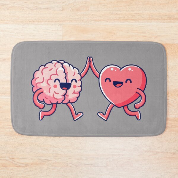 Item preview, Brain and Heart High Five - Mind and Emotions in Harmony designed and sold by Lyssarien.