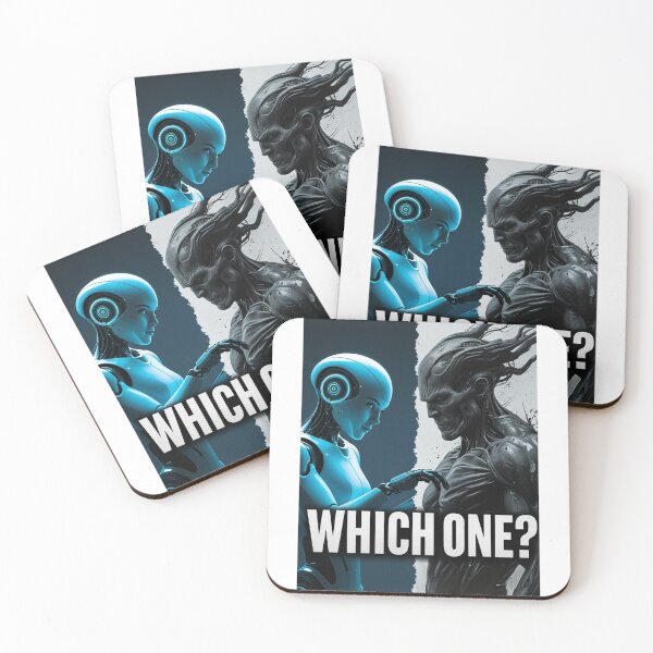 Item preview, Which One? The Dual Faces of Artificial Intelligence designed and sold by smitke.