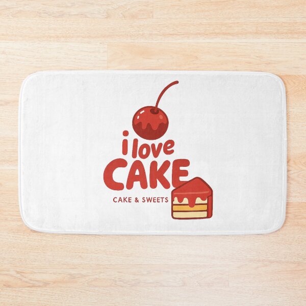 Item preview, Cute Modern Cake Logo with Cherry and Slice designed and sold by Khamique.