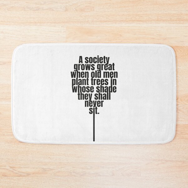 Item preview, A Society Grows Great - Inspirational Quote designed and sold by GeeThang.