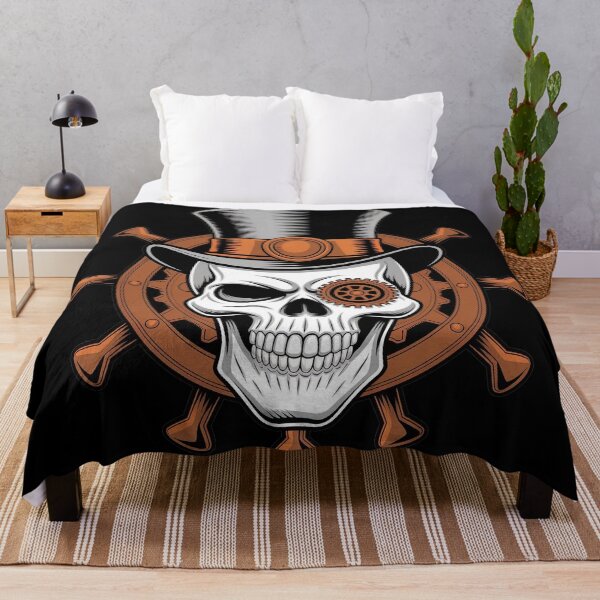 Item preview, Steampunk Halloween Skull – Mechanical Gothic Design designed and sold by Thompika.
