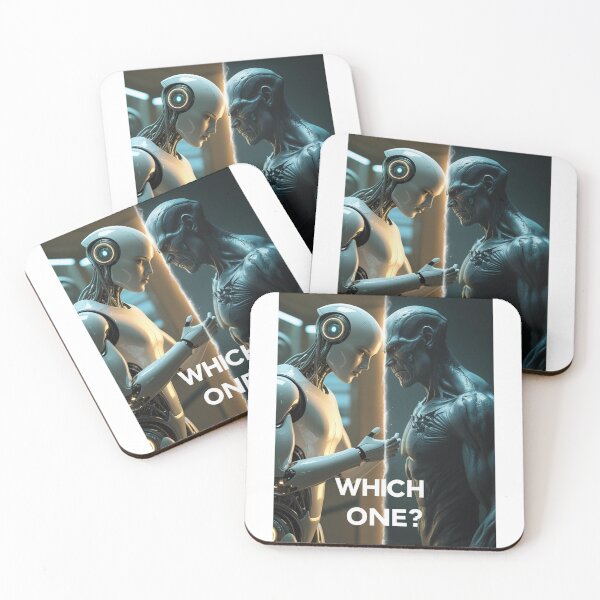 Item preview, Which One? The Dual Faces of Artificial Intelligence designed and sold by smitke.