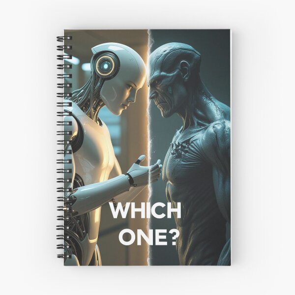 Item preview, Which One? The Dual Faces of Artificial Intelligence designed and sold by smitke.