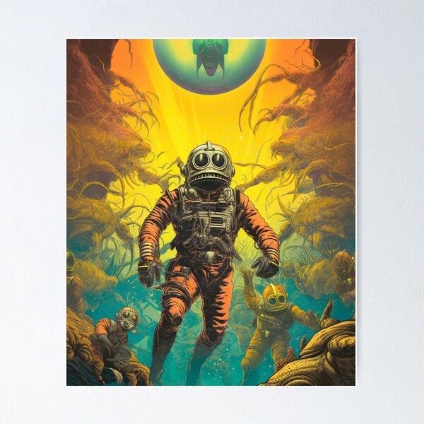 Item preview, ALIEN ASTRONAUT designed and sold by SudeeshArt.