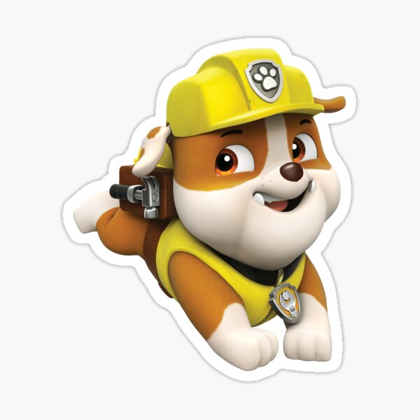 Rubble Paw Patrol Stickers for Sale