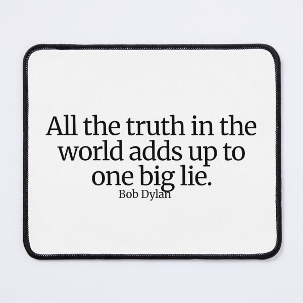 Item preview, Bob Dylan Quote designed and sold by CharmStudio.