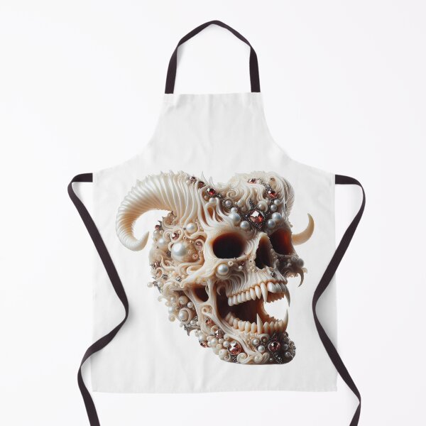 Item preview, Pearl skull of demon adorned with gems and pearls designed and sold by MadinaFatt.