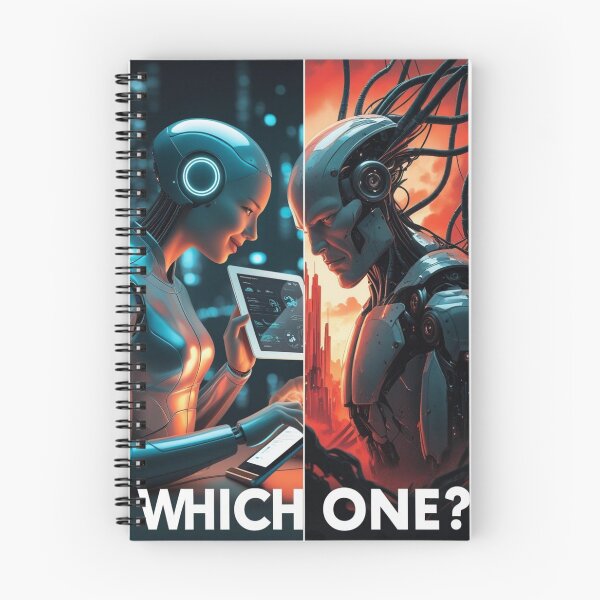 Item preview, Which One? The Dual Faces of Artificial Intelligence designed and sold by smitke.