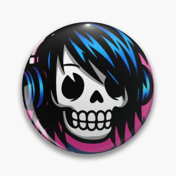 Item preview, Scene skull designed and sold by Babybirdink.