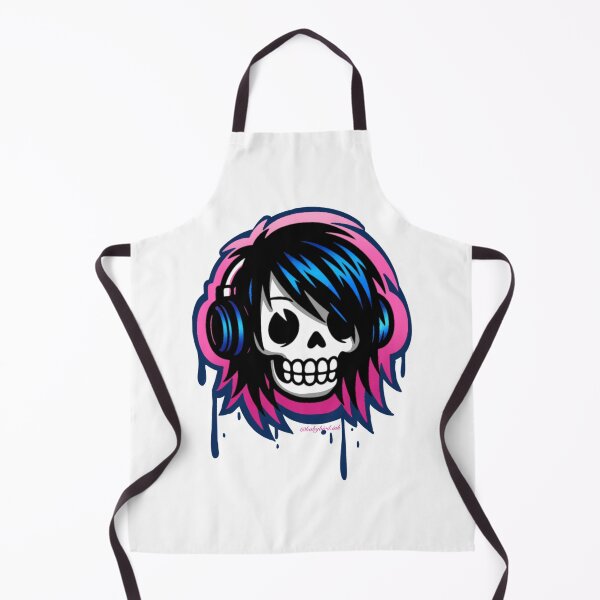 Item preview, Scene skull designed and sold by Babybirdink.