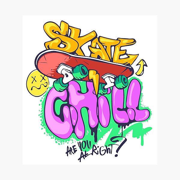 Item preview, skate relaxed designed and sold by GraphicStyleX.