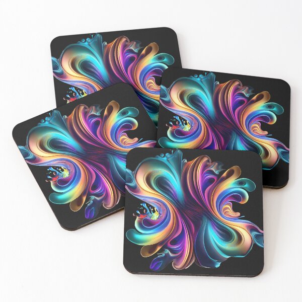 Item preview, Aurora Splash – Vibrant Cosmic Art designed and sold by Vrixat.