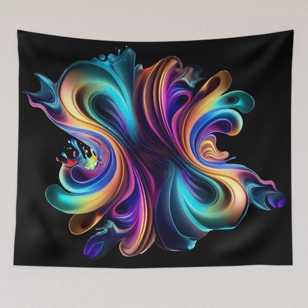 Item preview, Aurora Splash – Vibrant Cosmic Art designed and sold by Vrixat.