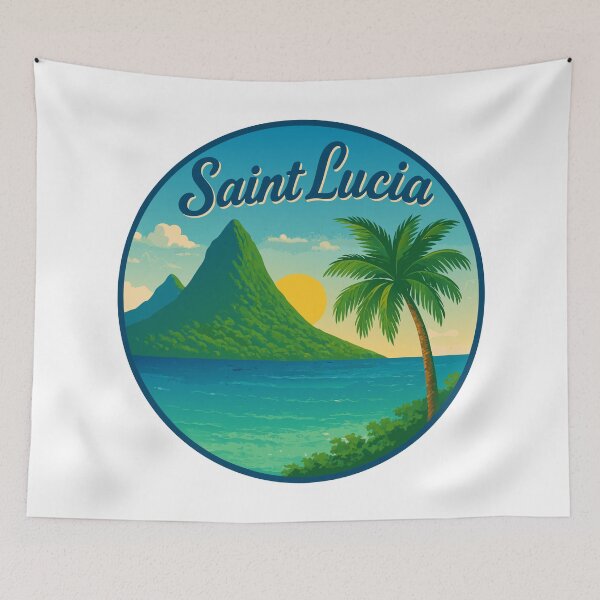 Item preview, Saint Lucia designed and sold by VelvetRoom.