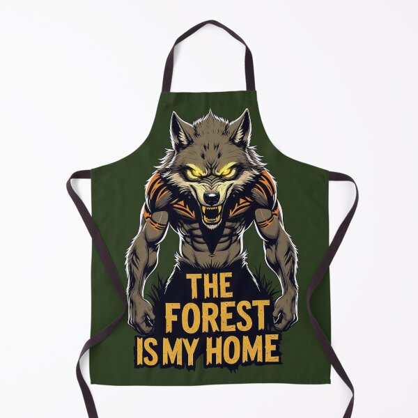 Item preview, Fierce Wolf Warrior Survival Design -The Forest Is My Home designed and sold by SnoyTextil.