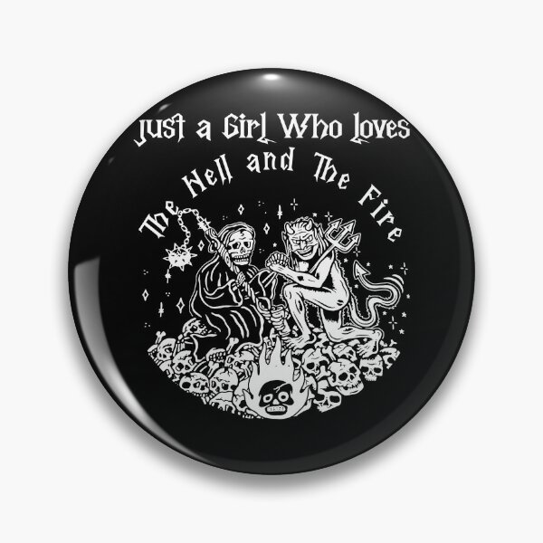 Item preview, Just a Girl Who Love Helfires | HELL and Fire Club Funny Gift designed and sold by RyanTee-Awesome.