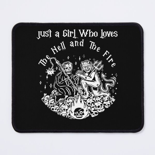Item preview, Just a Girl Who Love Helfires | HELL and Fire Club Funny Gift designed and sold by RyanTee-Awesome.
