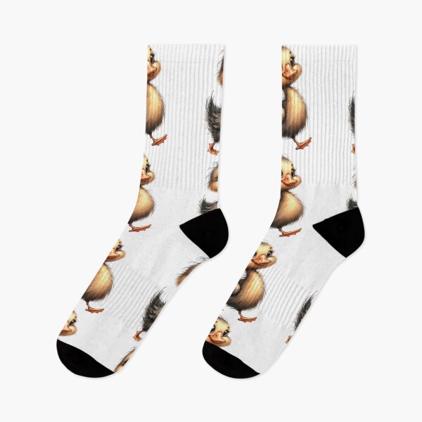 Item preview, Whimsical STRUTTIN' BABY DUCK – Surreal Farm Animal Art designed and sold by WHITE FLAME PRINTS.