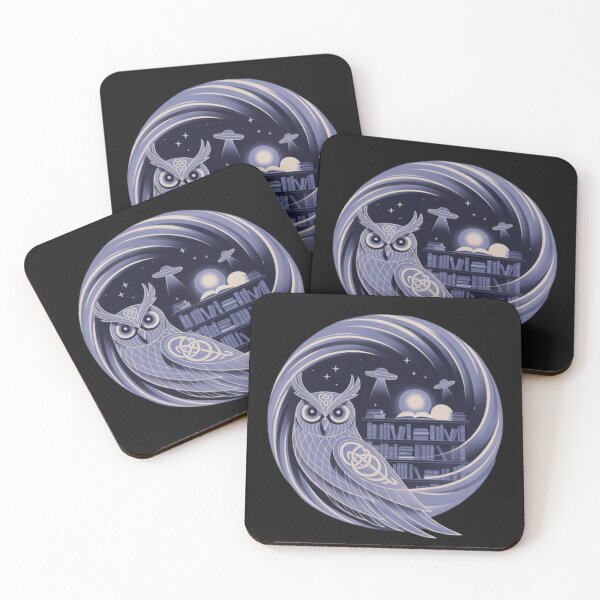 Item preview, Night Owl and UFO designed and sold by 123ks.