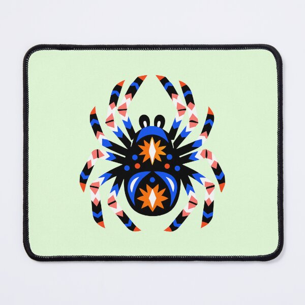 Item preview, Vibrant Folk Art Spider – Bold Geometric Pattern designed and sold by enly shop.