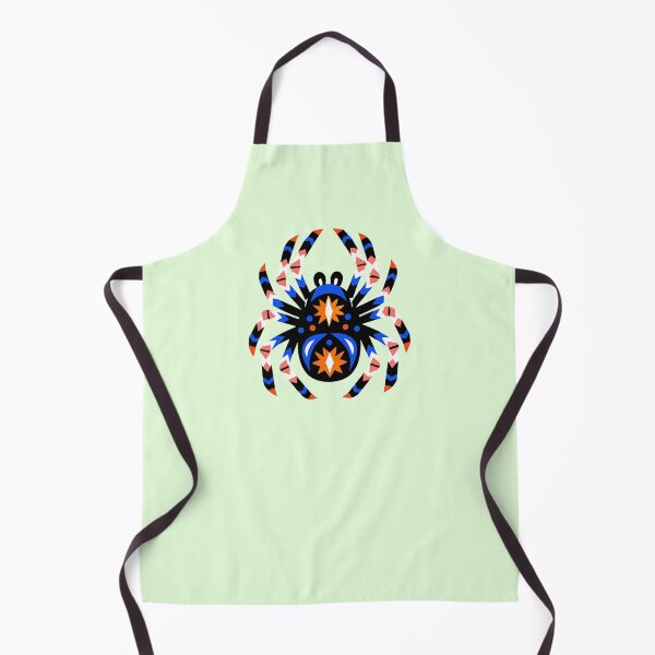 Item preview, Vibrant Folk Art Spider – Bold Geometric Pattern designed and sold by enly shop.
