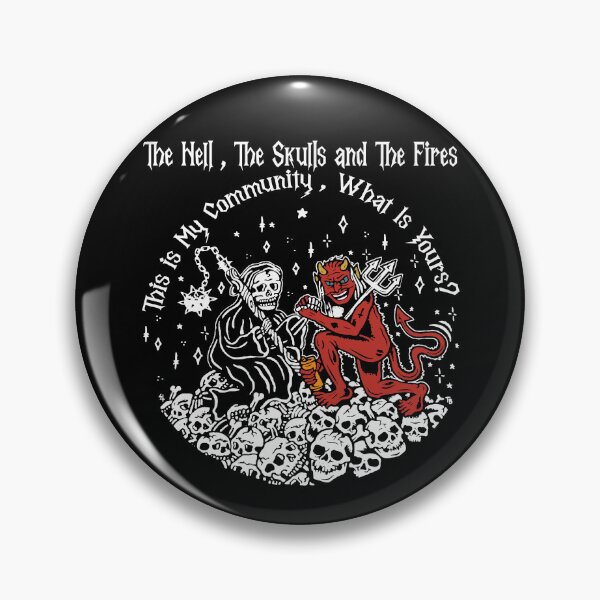 Item preview, Helfires community | HELL and Fire Club skull Gift designed and sold by RyanTee-Awesome.