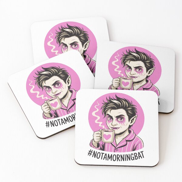 Item preview, #Notamorningbat - Pink designed and sold by Grateful Mammal.