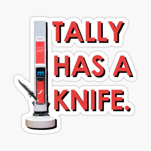 Item preview, Tally Has A Knife.  designed and sold by vossfish.