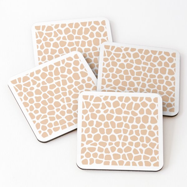 Item preview, Abstract Turing Pattern Giraffe Apricot Variant 2 designed and sold by FunnyFeelingStudio.