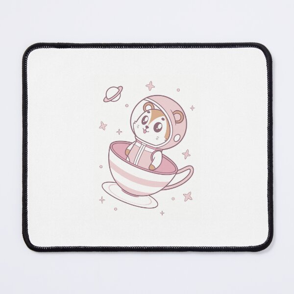 Item preview, Astronaut hamster in a floating teacup designed and sold by MrArtist Shop.