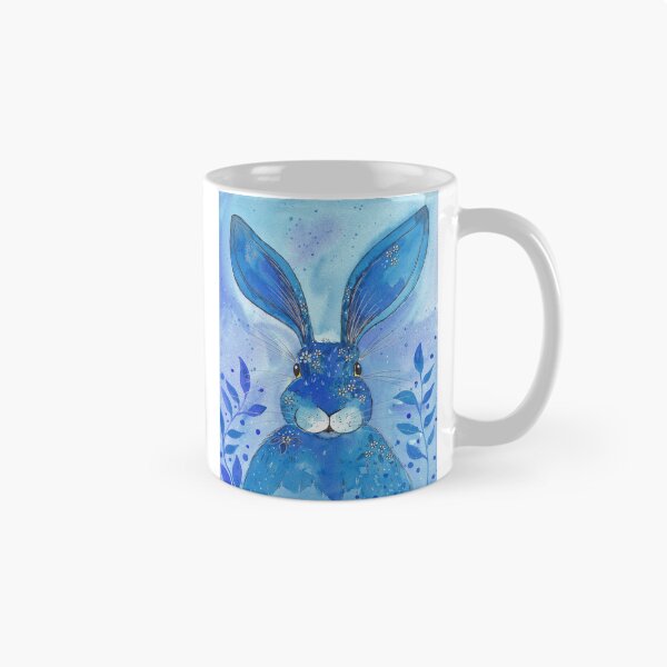 Item preview, Blue Cornflower Hare designed and sold by peppermintartrb.