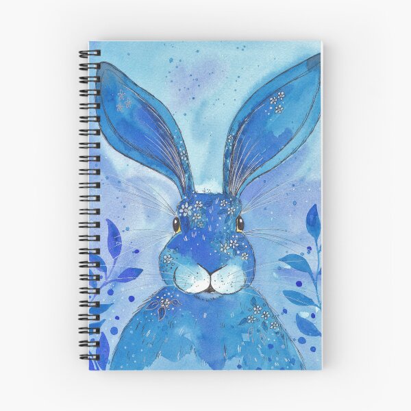 Item preview, Blue Cornflower Hare designed and sold by peppermintartrb.
