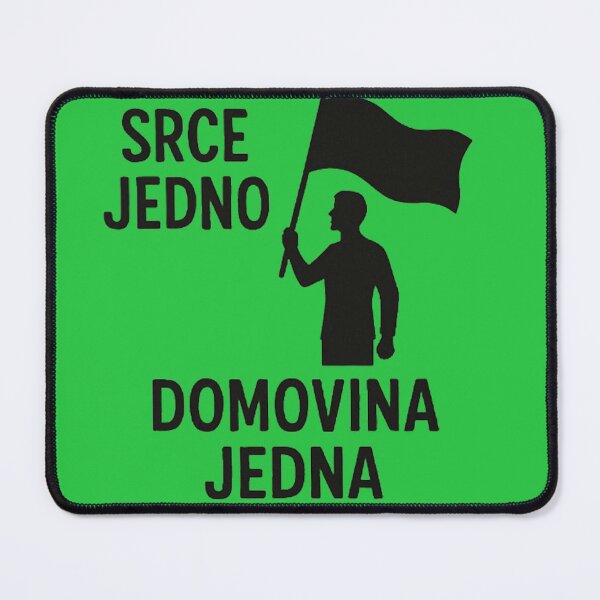 Item preview, Srce Jedno, Domovina Jedna – Patriotski Dizajn designed and sold by Mood Printz.
