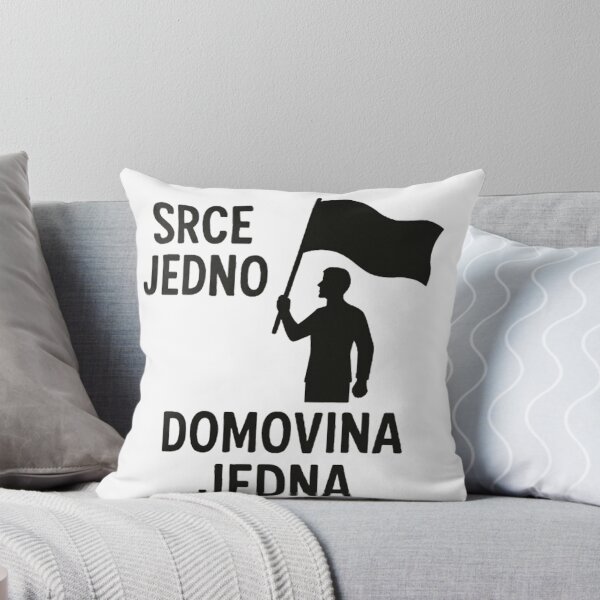Item preview, Srce Jedno, Domovina Jedna – Patriotski Dizajn designed and sold by Mood Printz.