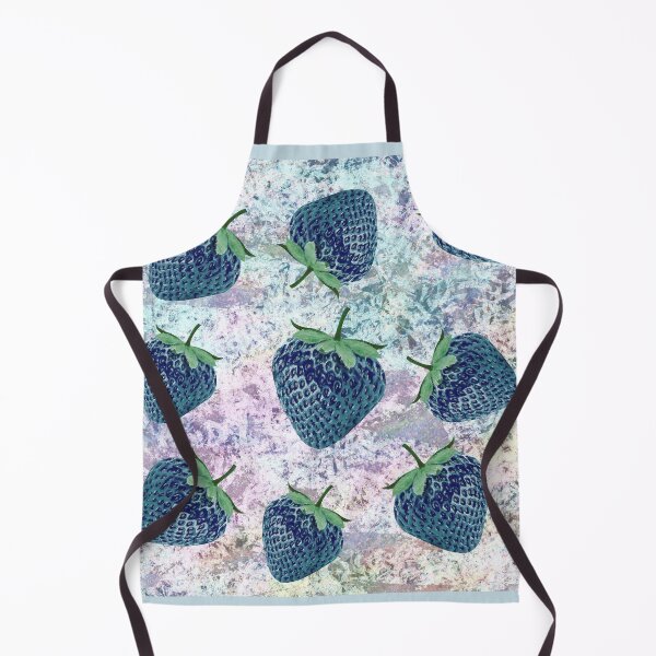 Item preview, Blue strawberries pattern, Hand drawing designed and sold by artoriginal.