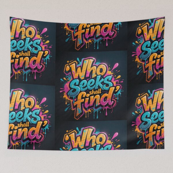 Item preview, Who seeks shall find designed and sold by casamomo.