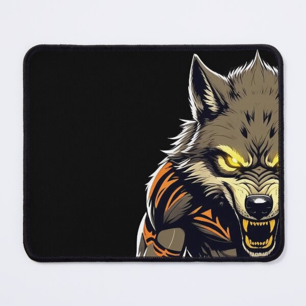 Item preview, Big Fierce Wolf Warrior Survival Design designed and sold by SnoyTextil.