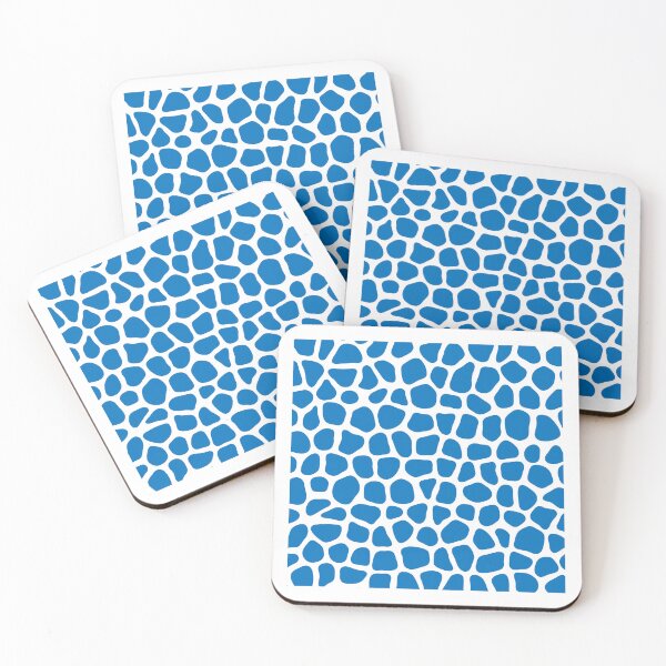 Item preview, Abstract Turing Pattern Giraffe Blue Variant 2 designed and sold by FunnyFeelingStudio.