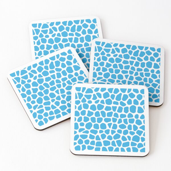 Item preview, Abstract Turing Pattern Giraffe Light Blue Variant 2 designed and sold by FunnyFeelingStudio.