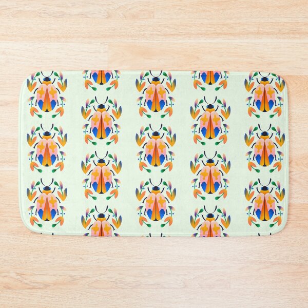 Item preview, Tropical Blossom Beetle – Modern Folk Art Insect designed and sold by enly shop.
