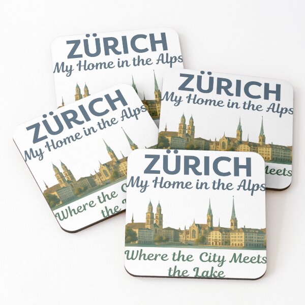 Item preview, Zurich Skyline – My Home in the Alps designed and sold by kiwiossi53.