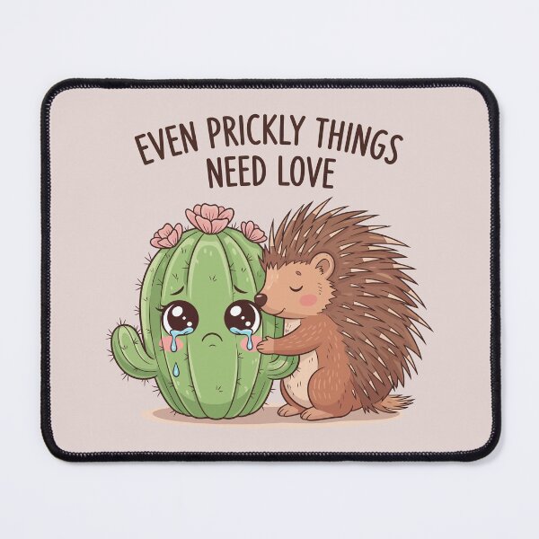 Item preview, Even prickly things need love designed and sold by Amir Faysal.