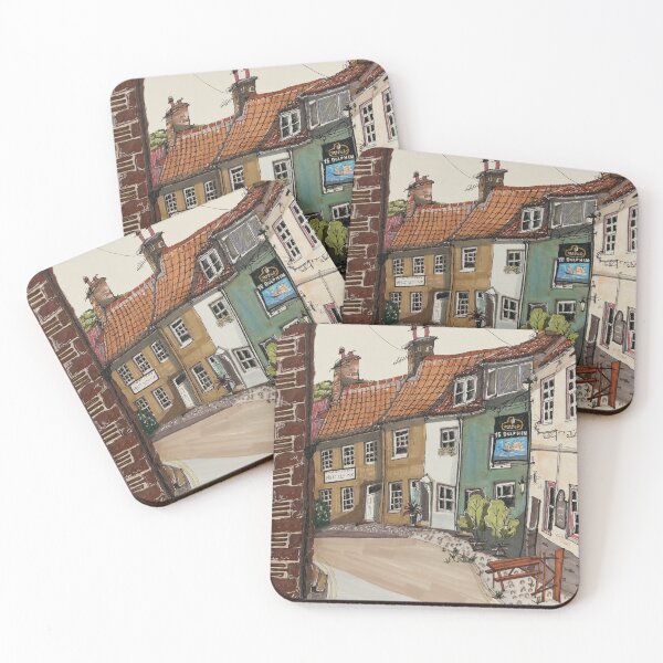Item preview, Ye Dolphin, Robin Hood's Bay Print  designed and sold by MelissaJamesIll.