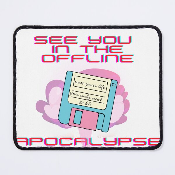 Item preview, Offline Apocalypse Incoming – Disk & Atomic Vibes Nostalgic, ironic, chaotic. Floppy disk wisdom for a collapsing digital world. designed and sold by Aloor.