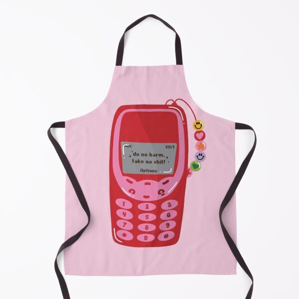 Item preview, Do No Harm, Take No Shit – Cute  3310 Illustration in Pink and Red designed and sold by pointense.