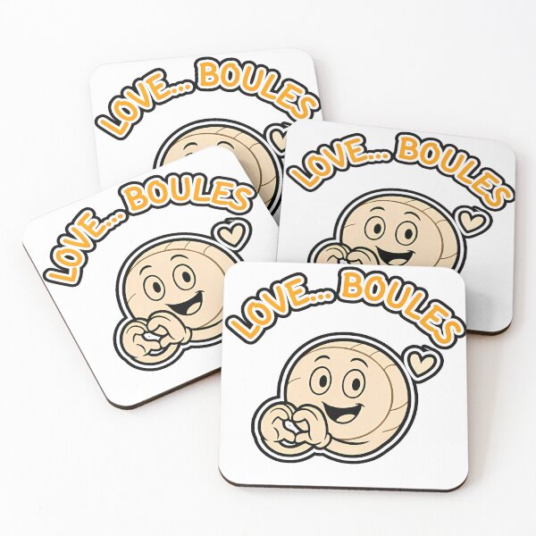 Item preview, Love Boules! Cute Petanque Ball Cartoon – Fun Sports Design designed and sold by Sitred123.